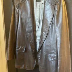 Vintage Neiman Marcus Leather Blazer