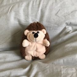 Cute Hedgehog Toy With Medium Rip On The Back