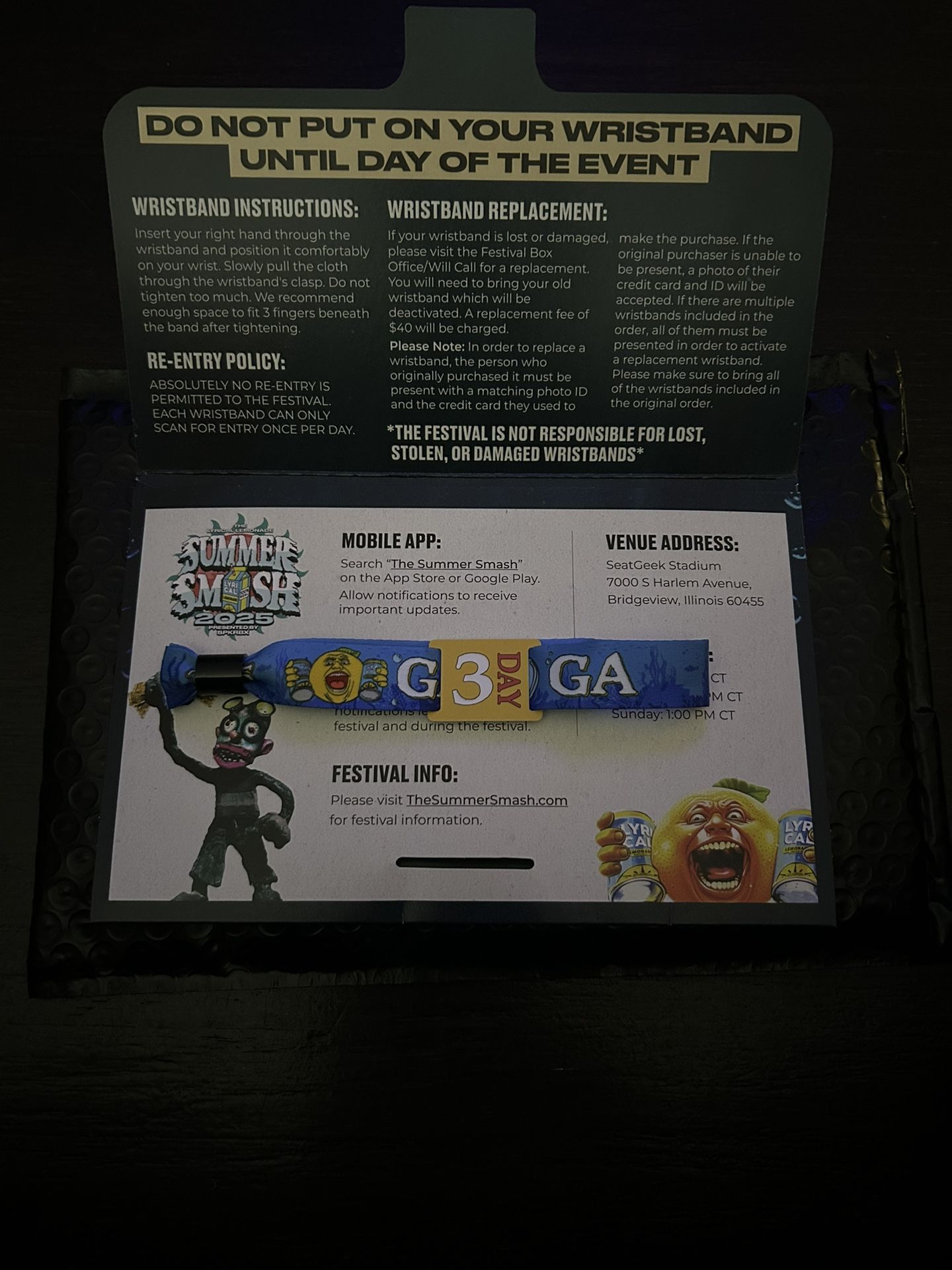 3 DAY 2025 GA SUMMER SMASH PASS