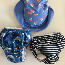 Water Diapers & Hat