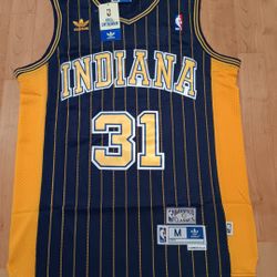 Reggie Miller Indiana Pacers Pinstripes Jersey 