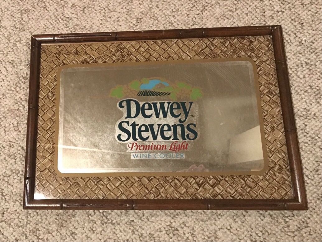 Dewey Stevens Bar Mirror