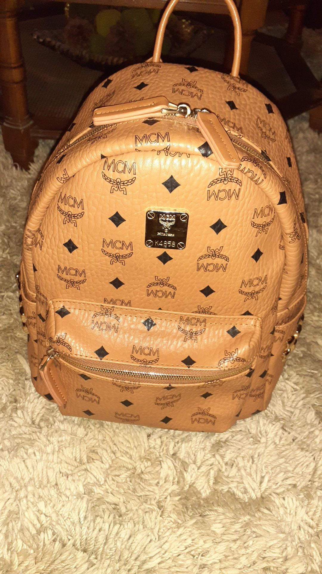 Mcm small size book bag