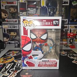 Spider-Man 2 Peter Parker Advanced Suit 2.0 Funko Pop 971