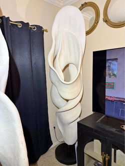 Phillips collections dancing ribbon Cast 8 foot sculpture