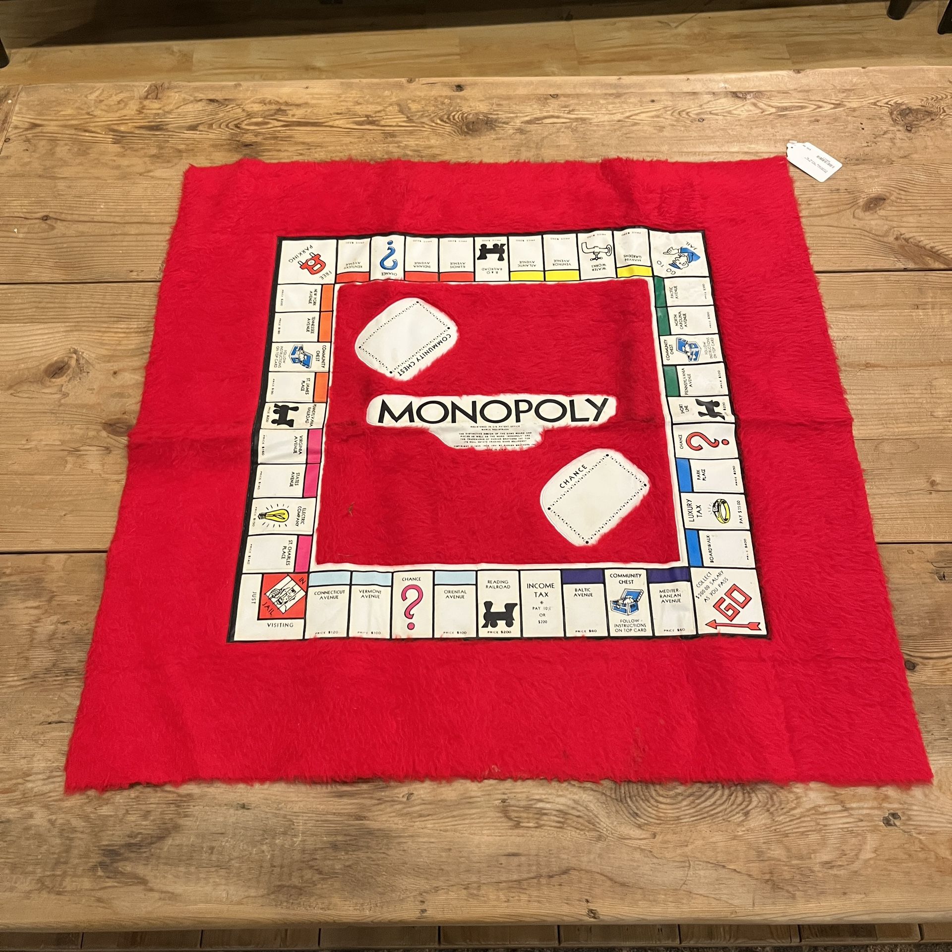 Monopoly Game Board Cloth/Rug