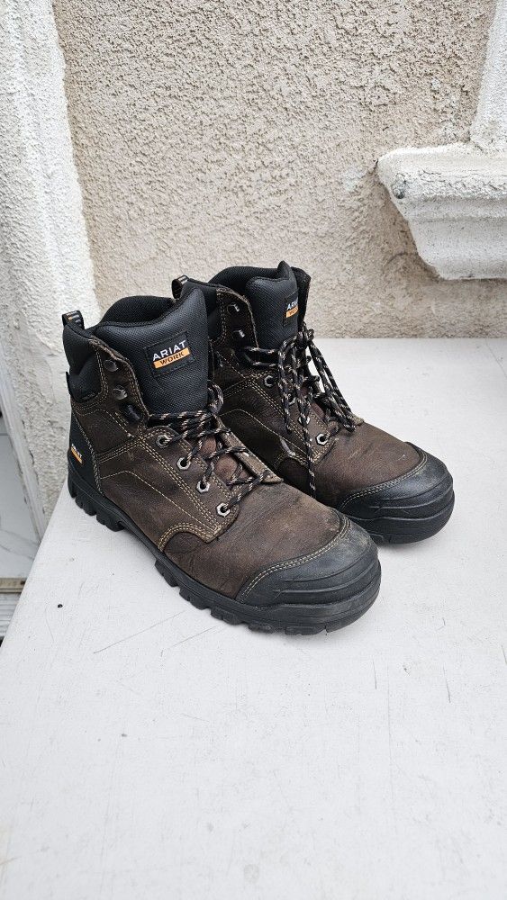 Size 11.5 EE Ariat Work Boots Steel Toe
