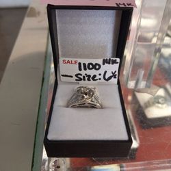 14k White Gold Diamond Ring