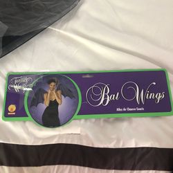 Black Bat Wings - Halloween Costume.