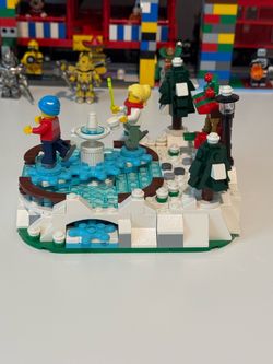 Lego Christmas ice rink