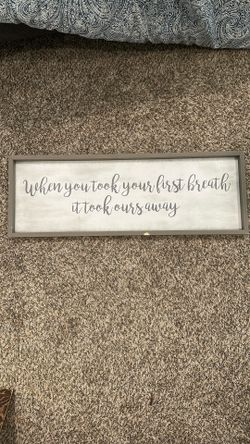 Nursery Wall Sign