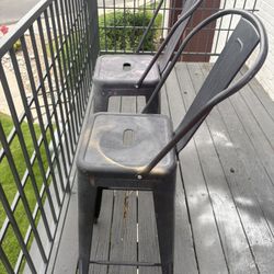 Metal Bar Stools With Backs 
