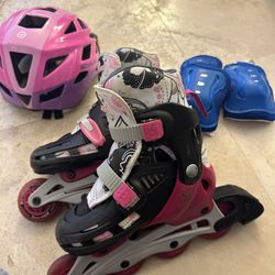 Kids Rollerblade Inline Skate Set