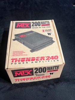 Mtx thunder 280 amplifier