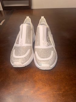 Michael kors Sami zip trainer rhinestone brand new shoes!!!