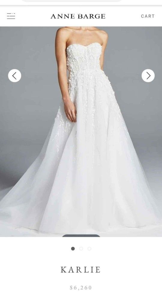 Wedding Designer Dress ANNE BARGE (Karlie)