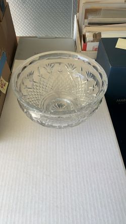 🎄$20!! Waterford Leaded Crystal 10” Bowl