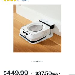 iRobot - Braava jet m6 Wi-Fi Connected Robot Mop - White

