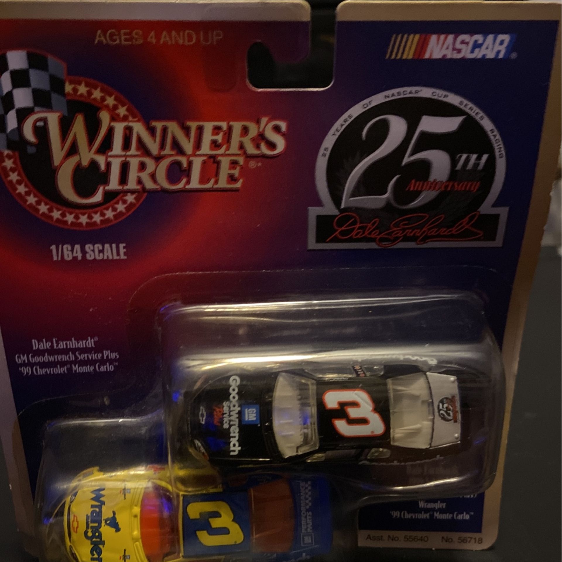 NASCAR Winner's Circle 25th Anniversary, Dale Earnhardt, Wrangler, GM Goodwrench