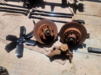 Disc Brakes, rotors,calipers, water pump, and Fan