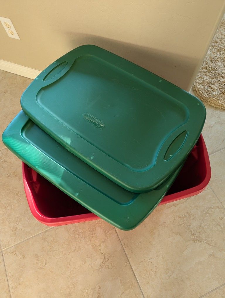 Holiday Storage Bins - Christmas