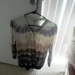 LOGOori Goldstein Tie Dyed Cardigan