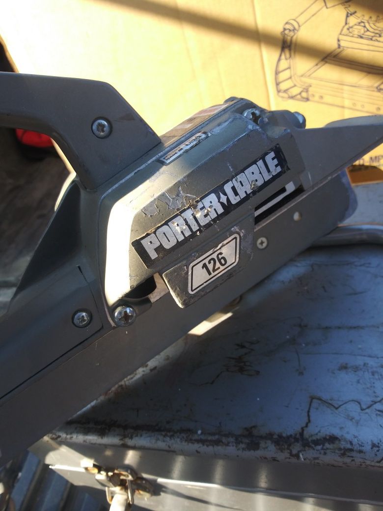 PORTER CABLE 126 DOOR PLANER GREAT CONDITION MUY BUENAS CONDICIONES for