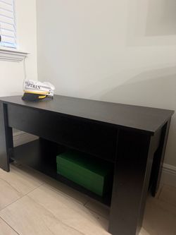 Coffee table with storage