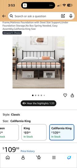 Cal King Bed Frame