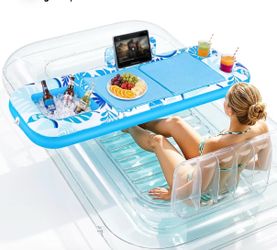 Inflatable Tanning Pool Float Tray