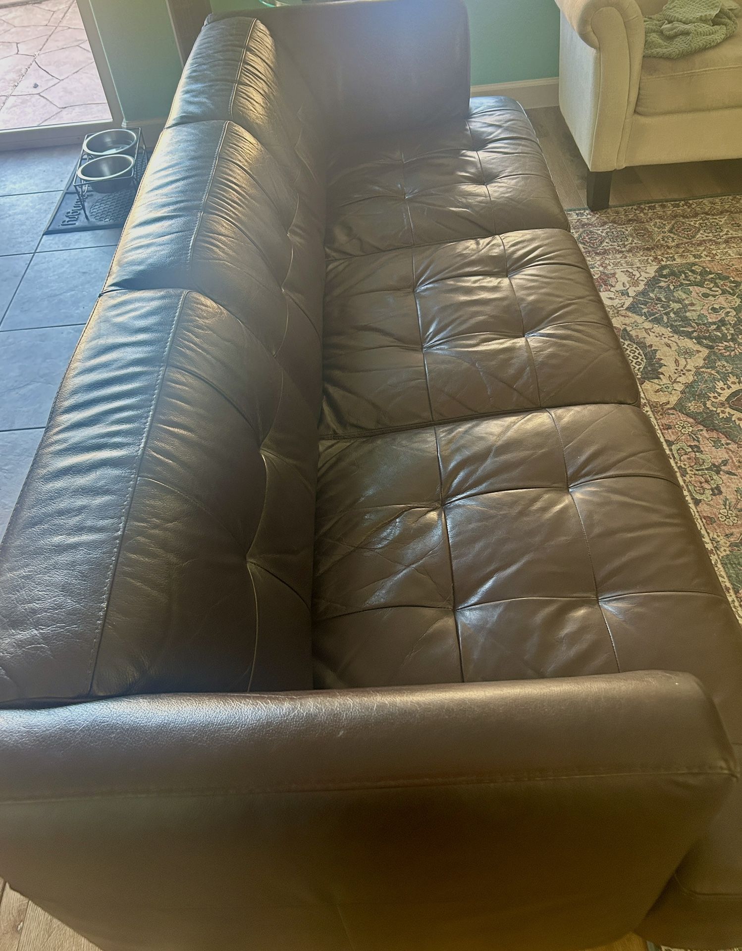 Leather Sofa And Love Seat