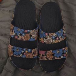 Croc Two Strap Sandals 