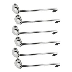 Update International LOP-30 3 oz Stainless Steel Ladles Lot of 6 New