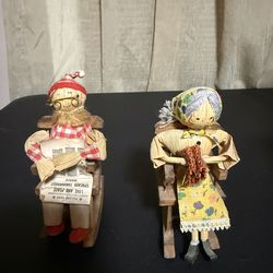Corn Husk Grandparent Dolls