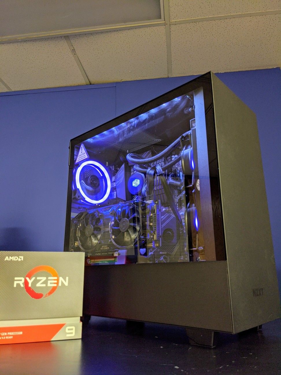 NEW Liquid Cooled AMD Ryzen 9 3900X Nvidia RTX 2080Ti Workstation PC