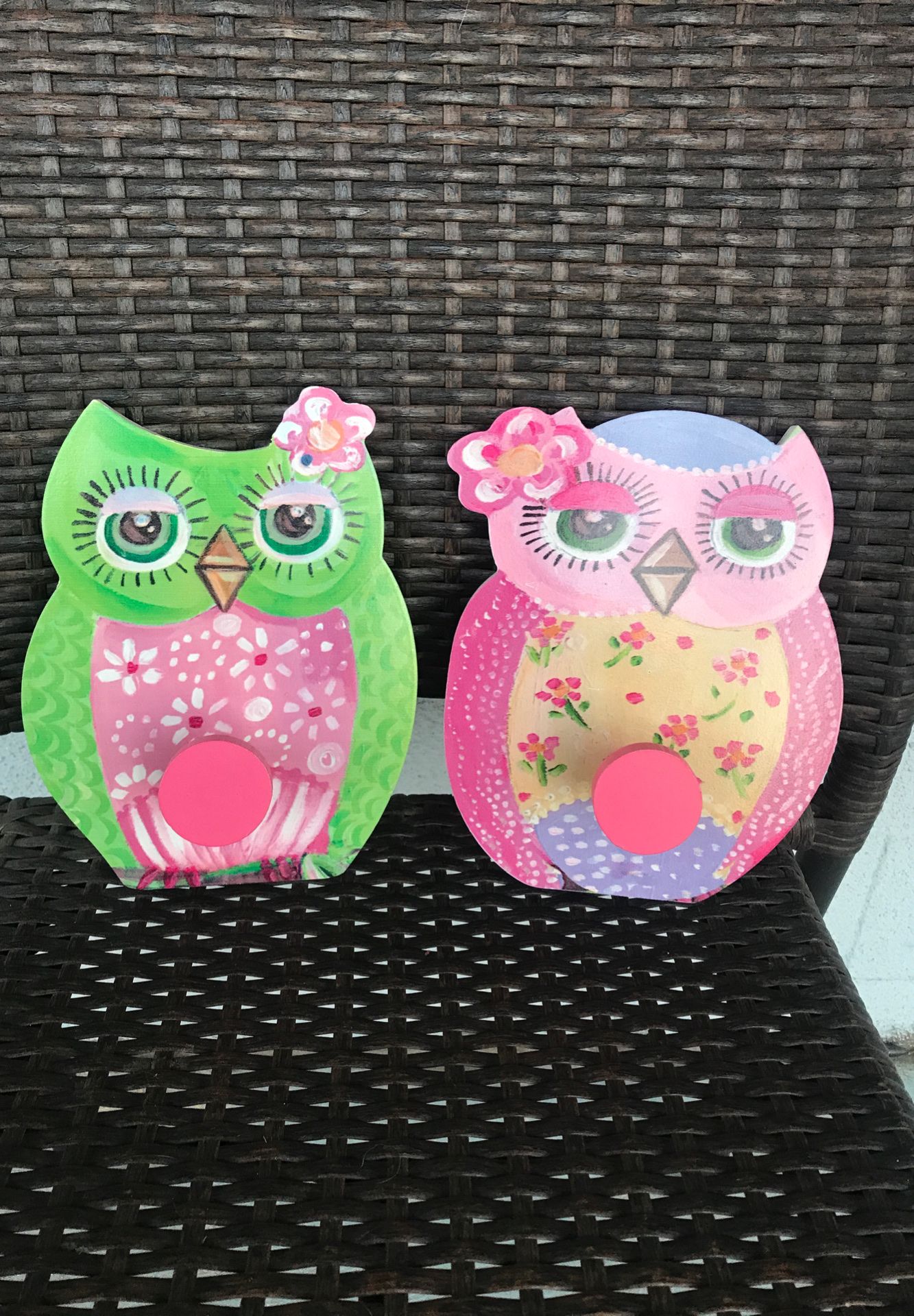 Owl decor wall hooks