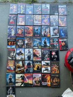 Large Lot of Action DVDs – 50+  used Movies