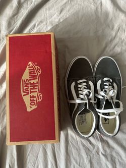 Gray Vans shoes
