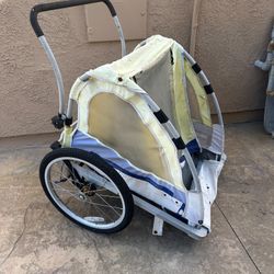 Schwinn Bike Kid Trailer Bicycle Road Mountain Trail Hybrid Foldable Stroller New Tires