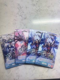 Gundam Card Game Freedom Ascension GD05 Booster Packs – English – 4 Packs