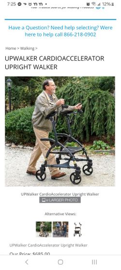 UPWALKER CARDIOACCELERATOR UPRIGHT WALKER