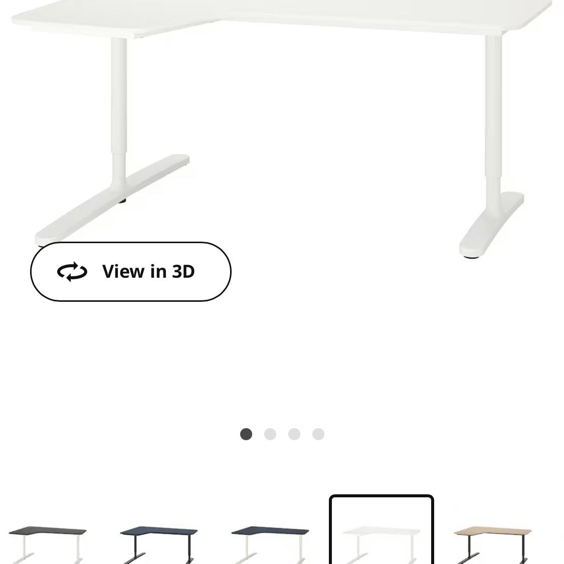 IKEA BEKANT Corner desk-left