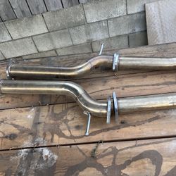 G37 Or Q50 Straight Pipe Dual Mufflers 