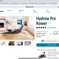 Hydrow Pro Rower