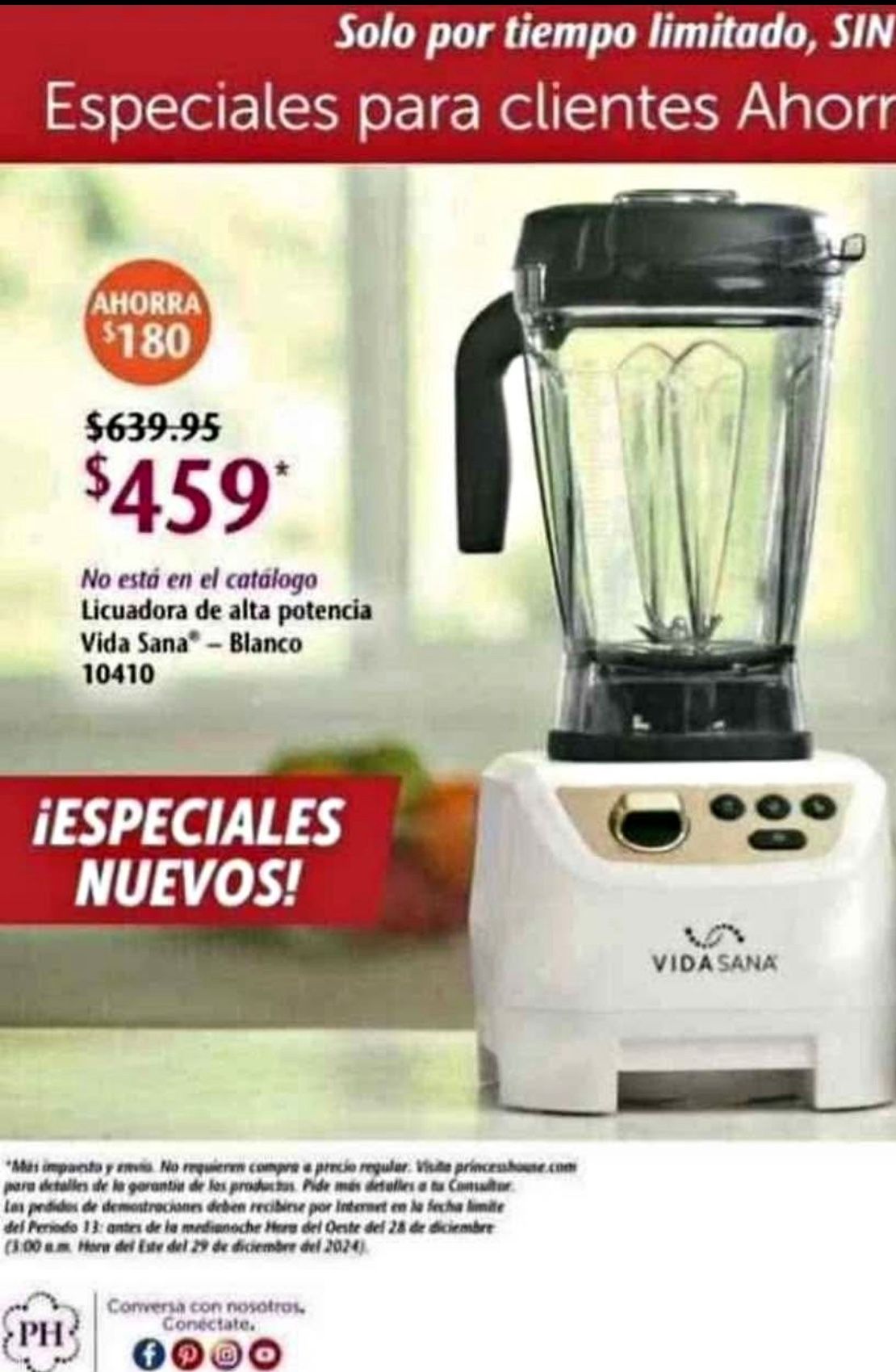 Licuadora’s Disponibles Princess House A Solo $330
