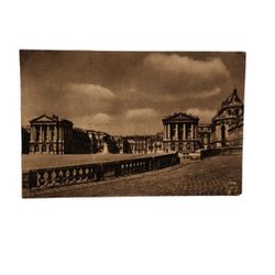 Vintage Versailles Vue Generale Du Palais Blick Auf Dos Schloss Postcard