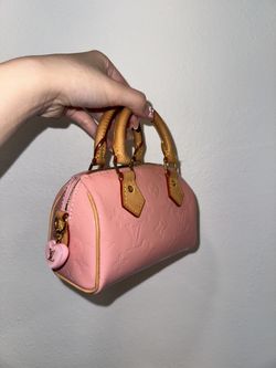 Louis Vuitton Pink Nano Speedy