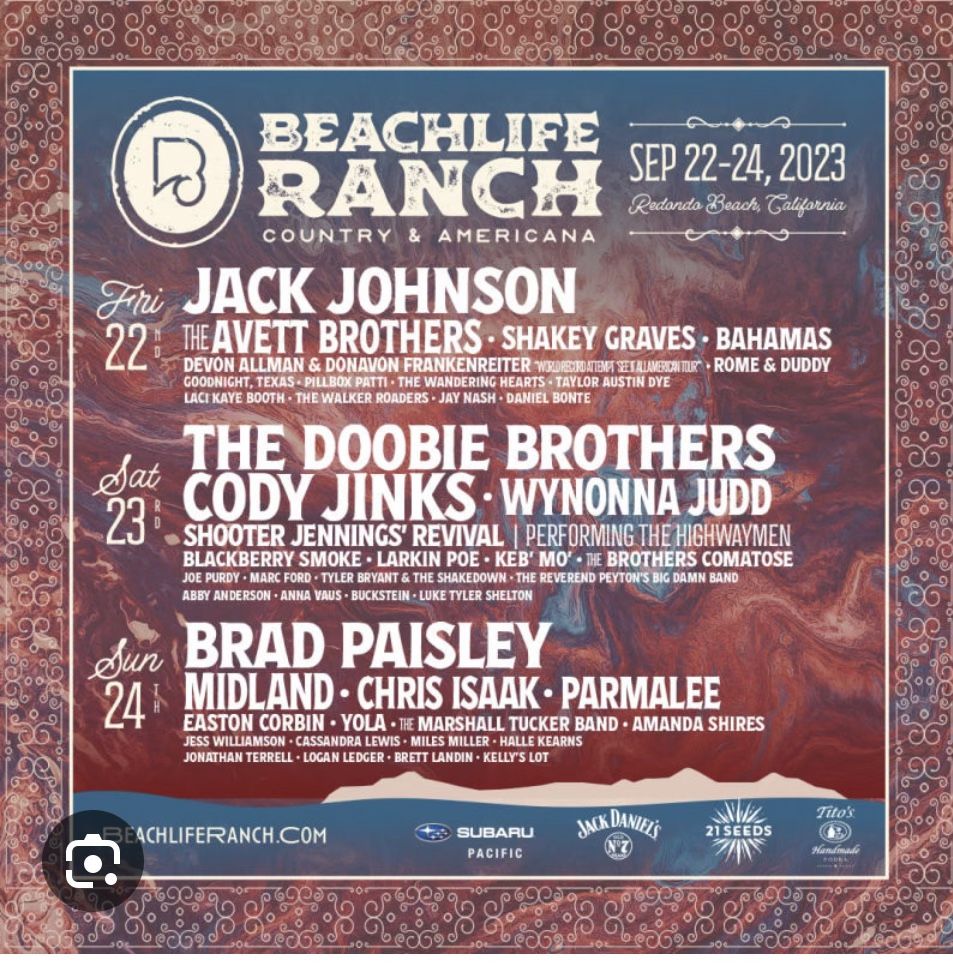 BeachLife Ranch Festival Tickets/ Bracelets
