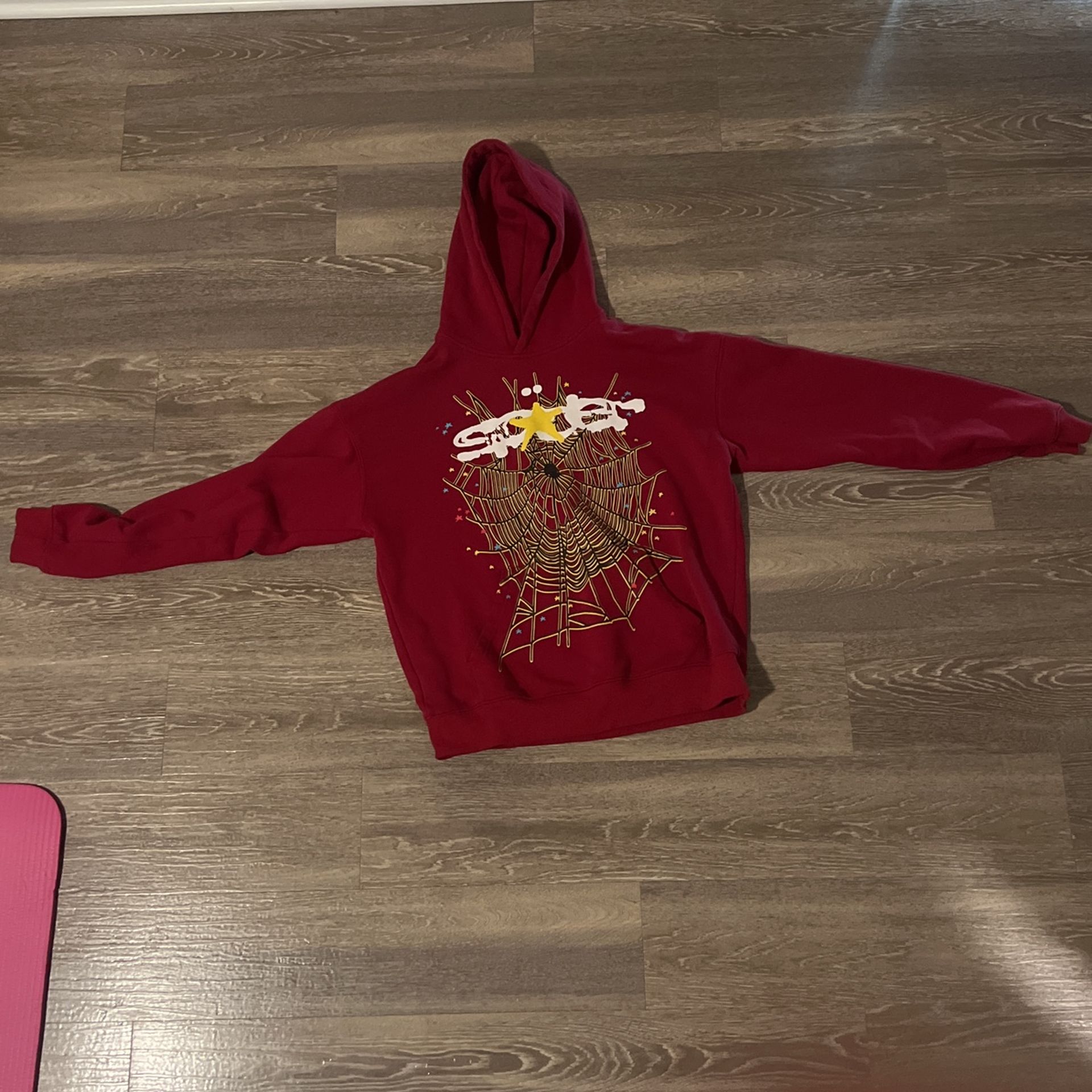 Maroon Sp5der Hoodie