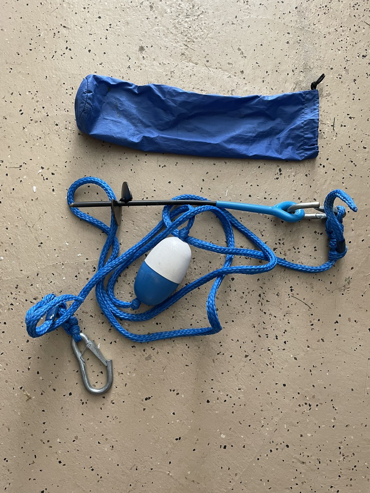 Beach Anchor, Stake, Rope , Float Kit 